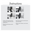 RIP-TIE N-07-G02-BK - One Inch Wide CinchStrap with End Grommet - Image 3