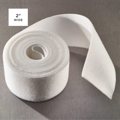 Rip-Tie W-15-1RL-W Hook-and-Loop Cable Tie Roll, 15 ft, White